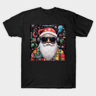 Santa Claus & Cyberpunk 9 T-Shirt